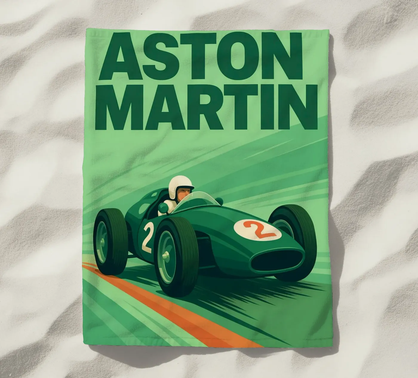 vintage car Strandtuch von Rawghenee