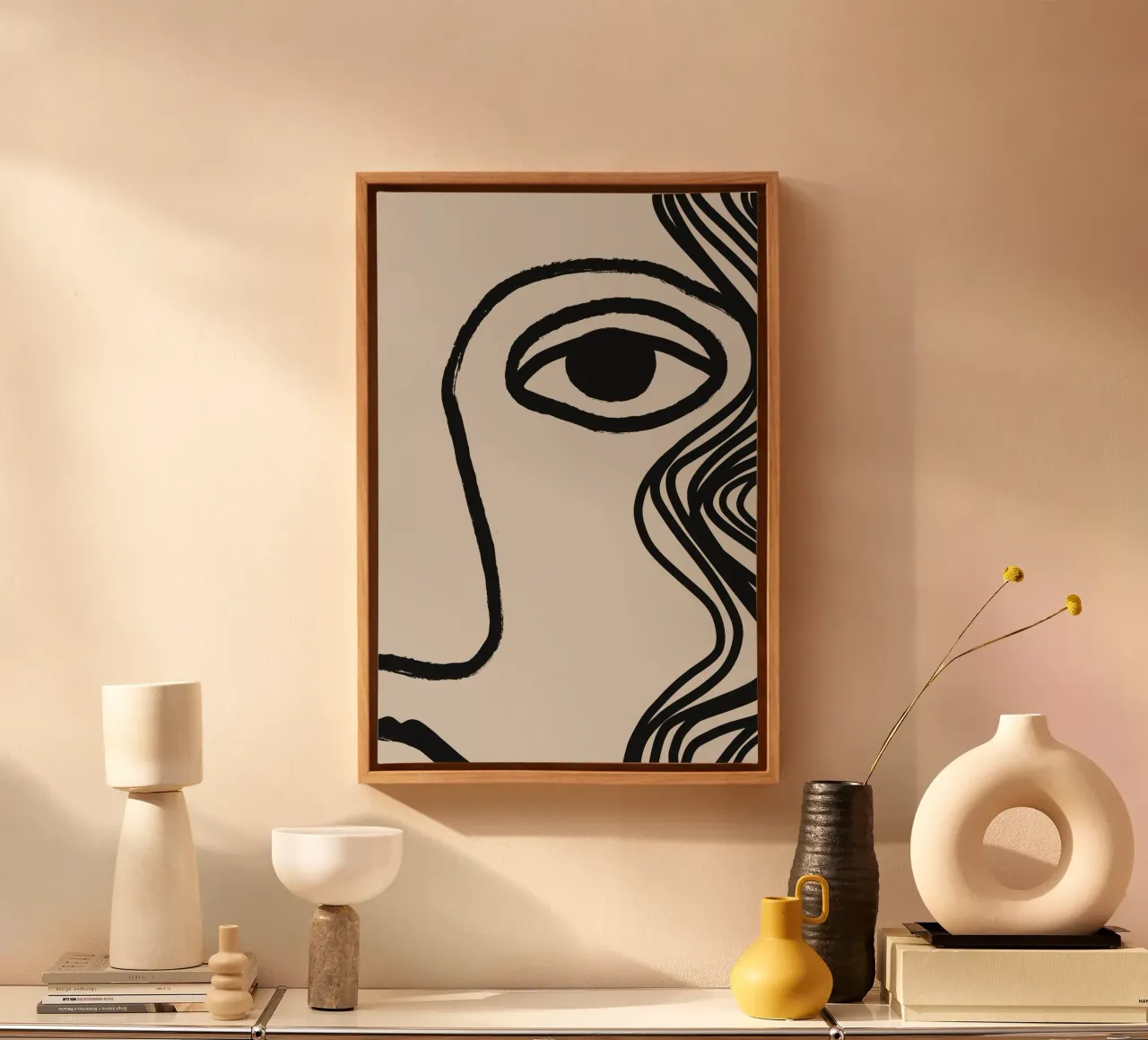 Close View canvas van treechild