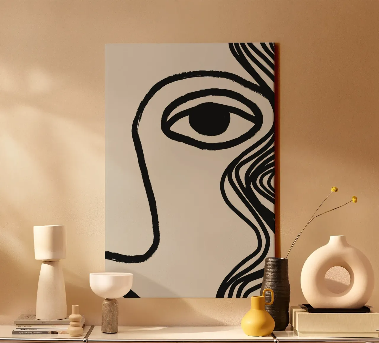 Close View canvas van treechild