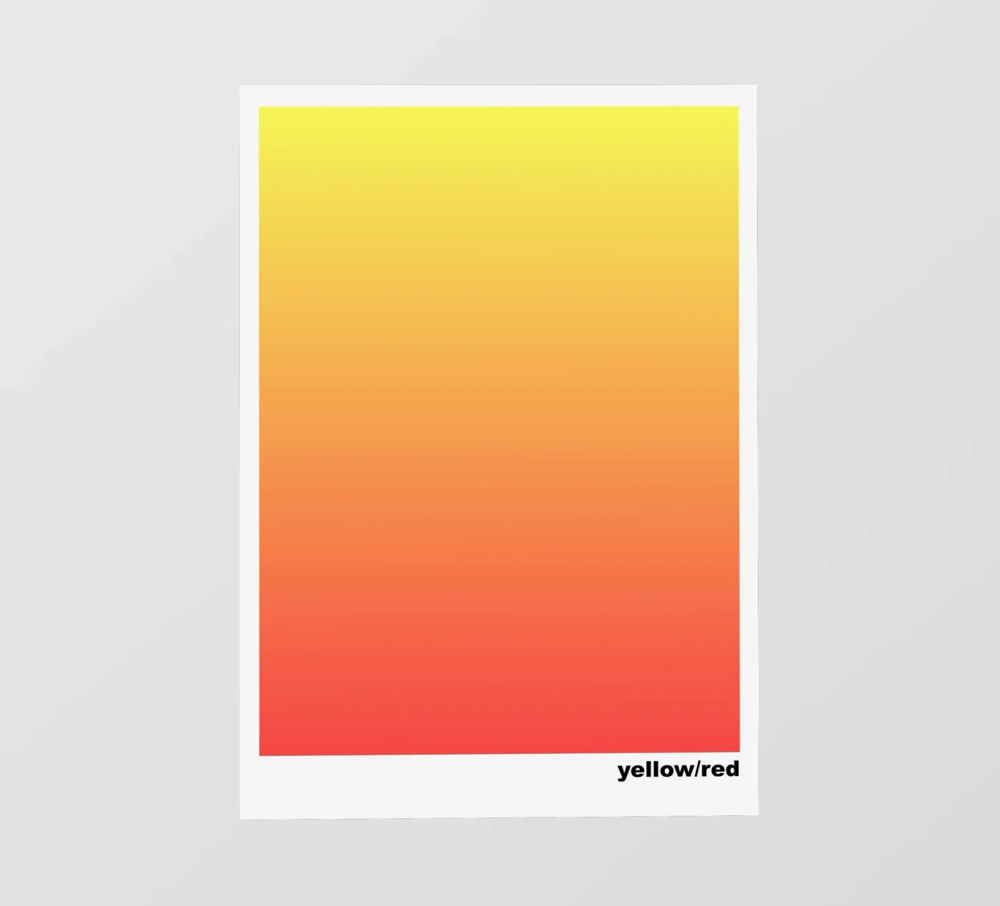 yellow/red fotobehang van lookingforsunrays