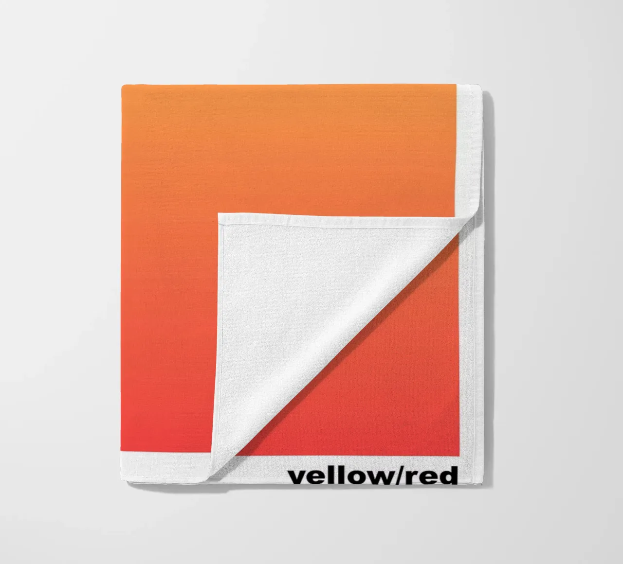 yellow/red telo mare da lookingforsunrays