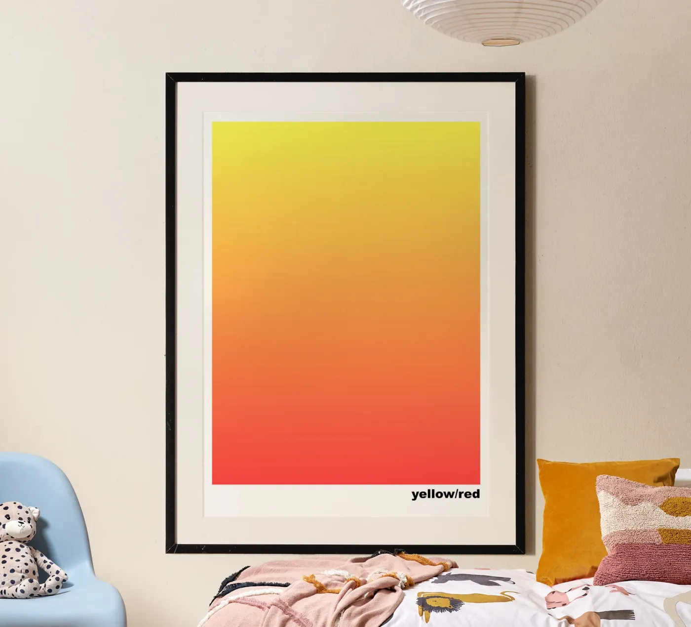 yellow/red Poster von lookingforsunrays