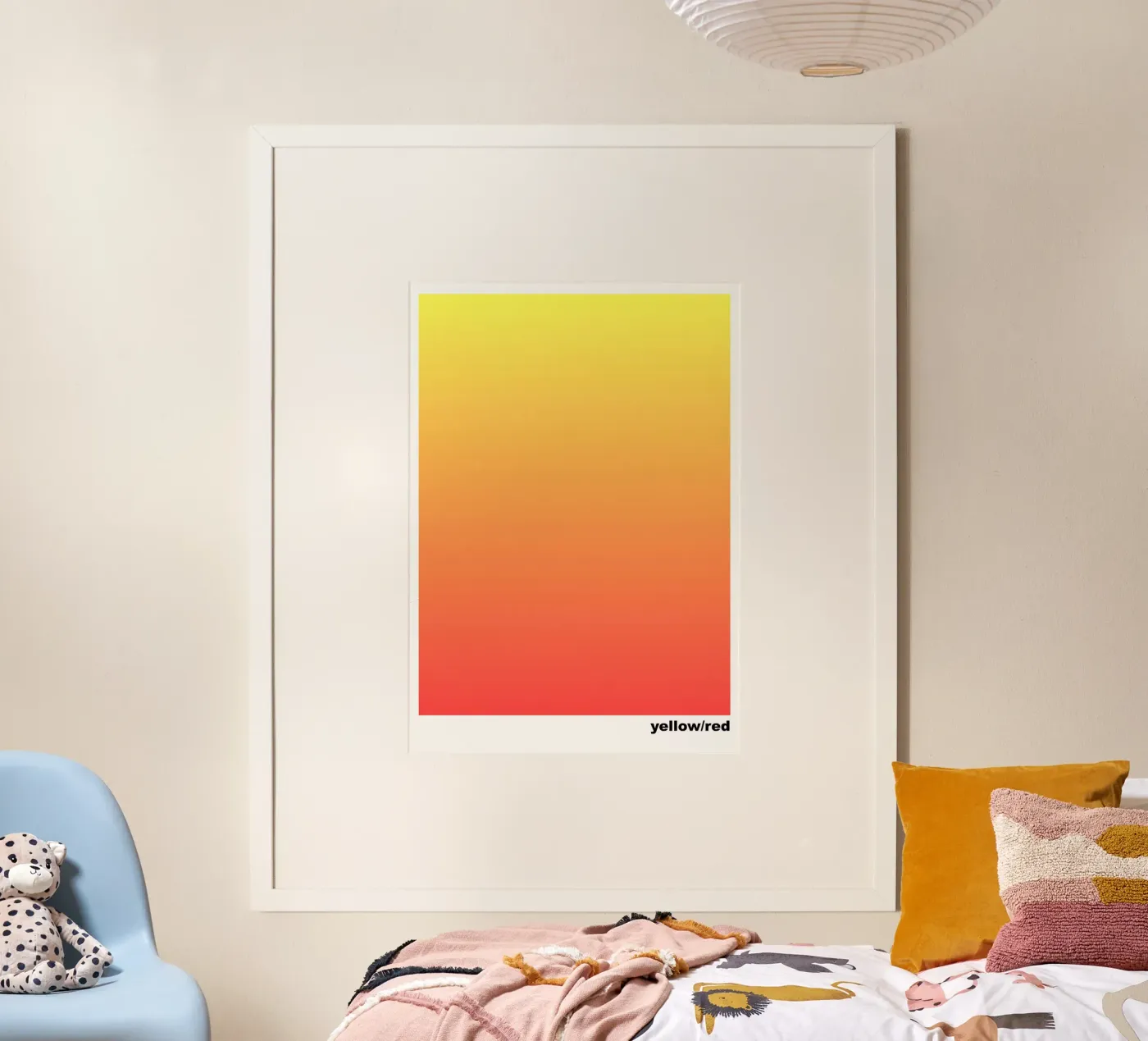 yellow/red Poster von lookingforsunrays