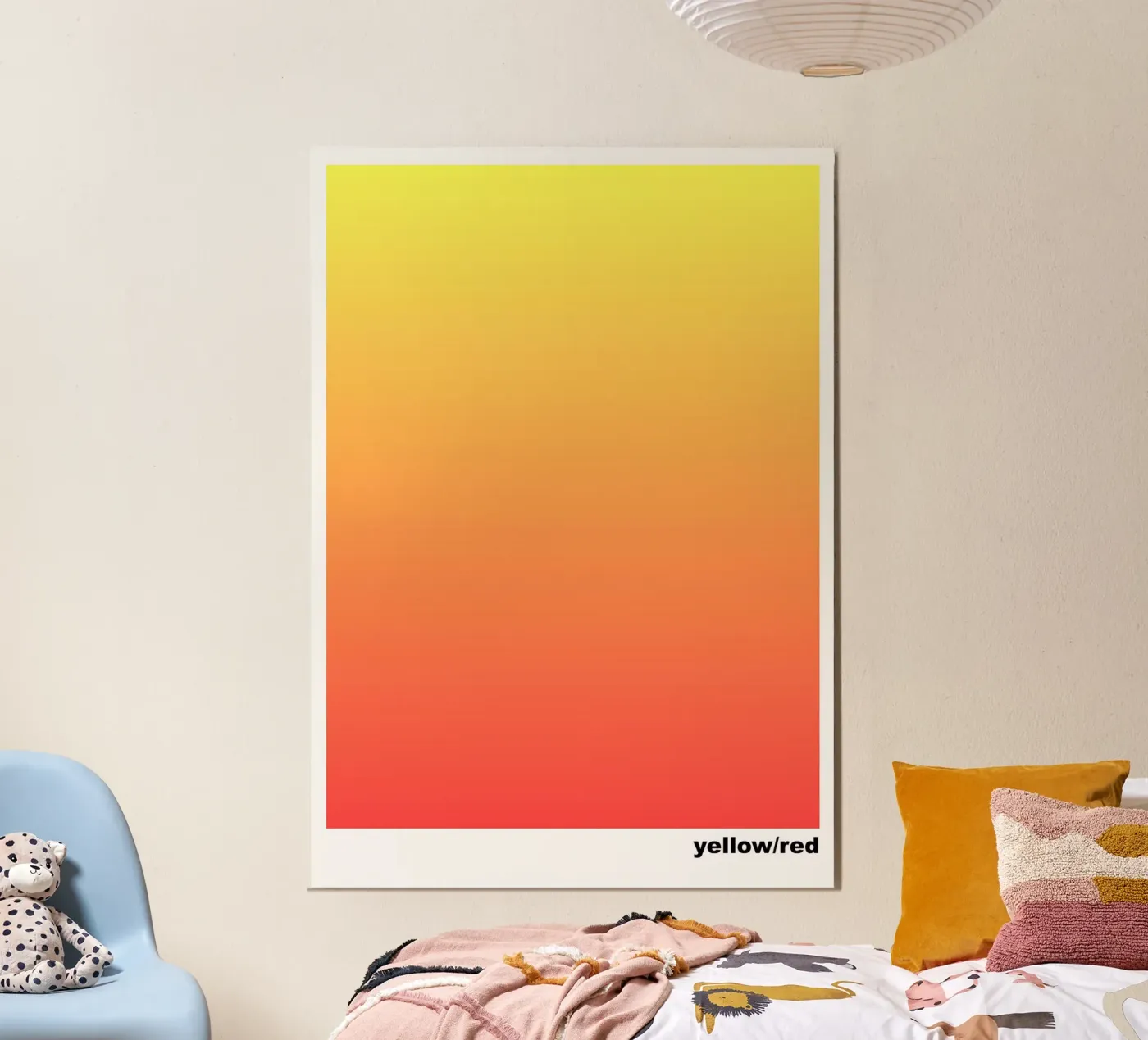 yellow/red Poster von lookingforsunrays