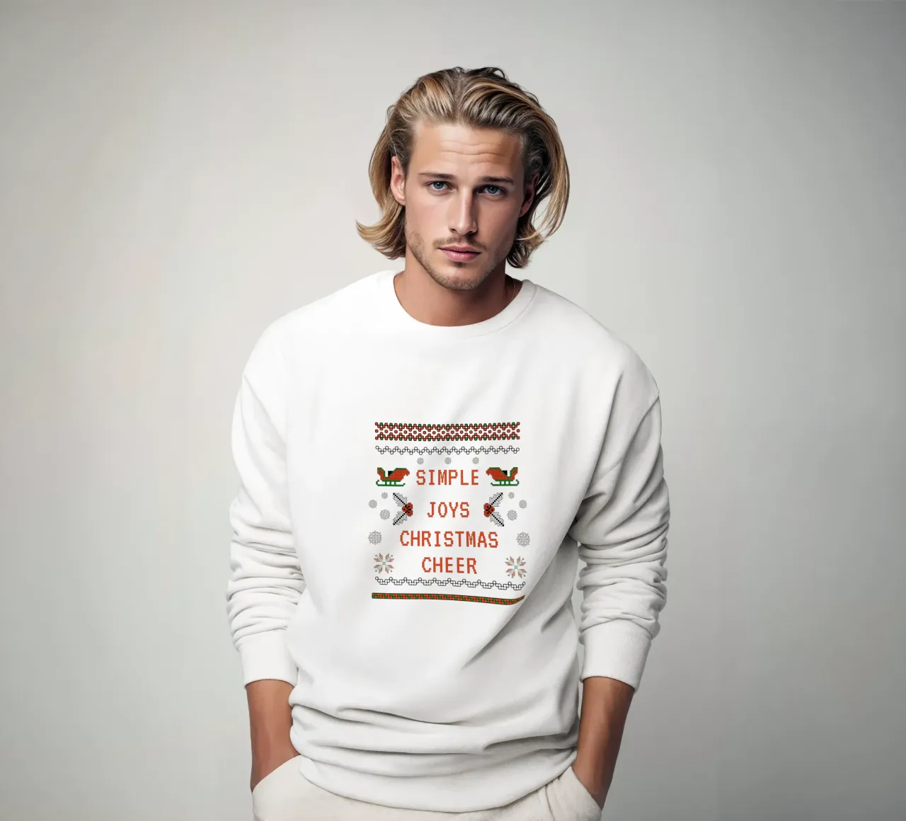 SIMPLE JOYS CHRISTMAS CHEERS felpa da Christmas Gift Shop