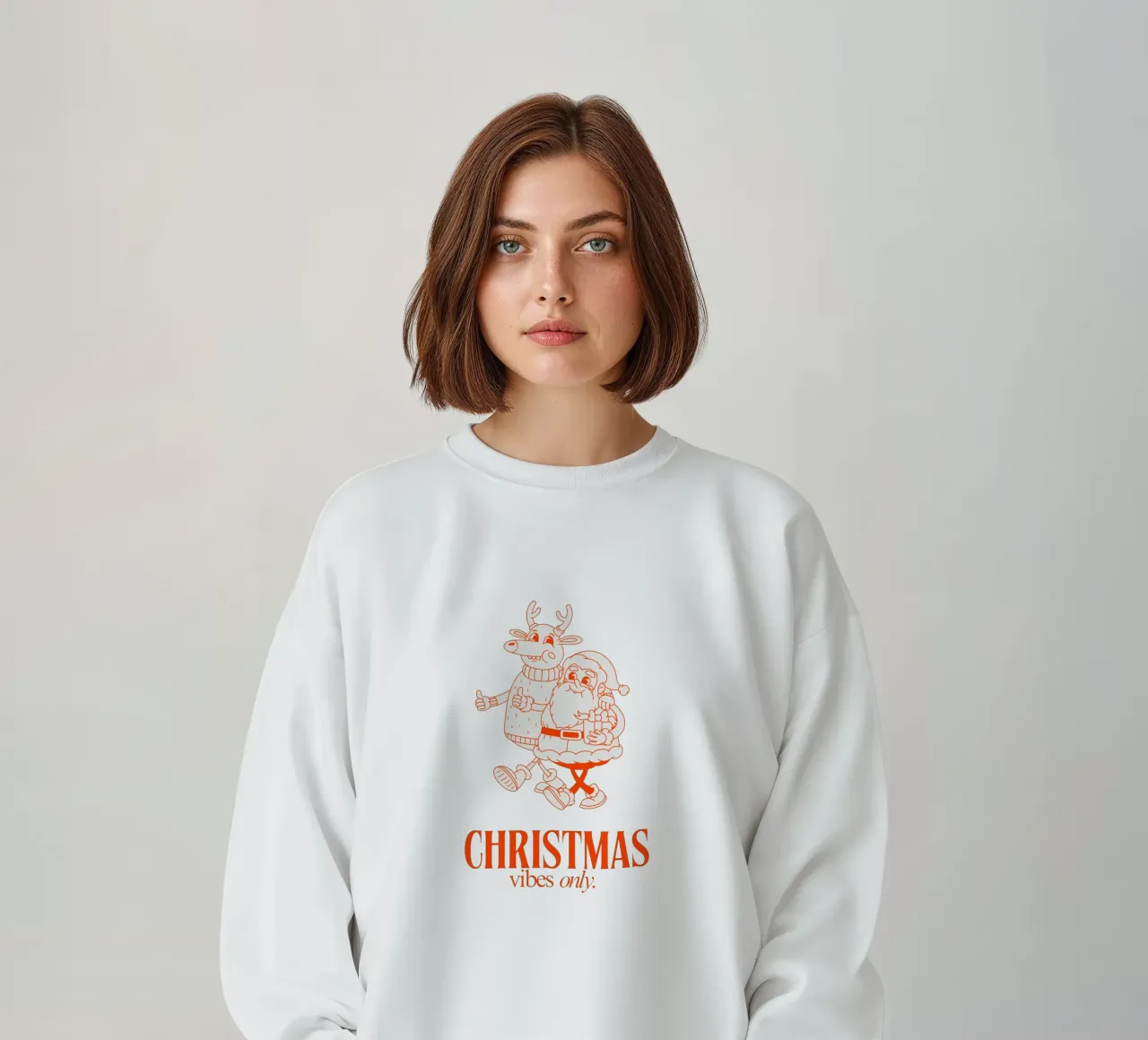 CHRISTMAS VIBES ONLY felpa da Christmas Gift Shop