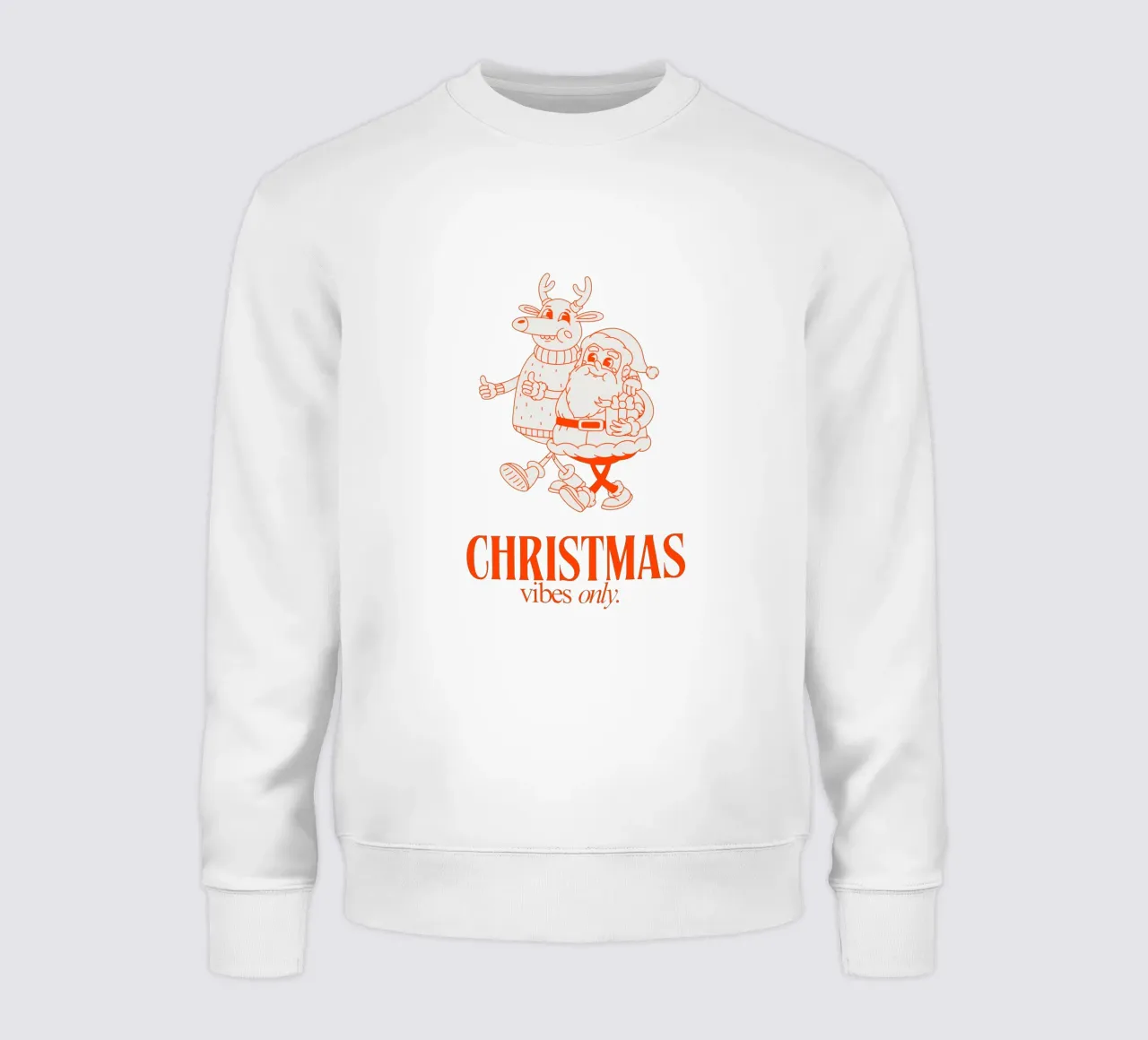 CHRISTMAS VIBES ONLY felpa da Christmas Gift Shop