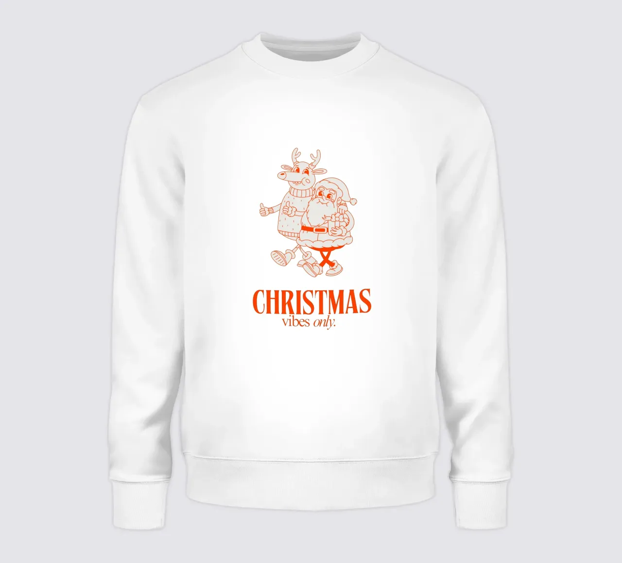 CHRISTMAS VIBES ONLY felpa da Christmas Gift Shop