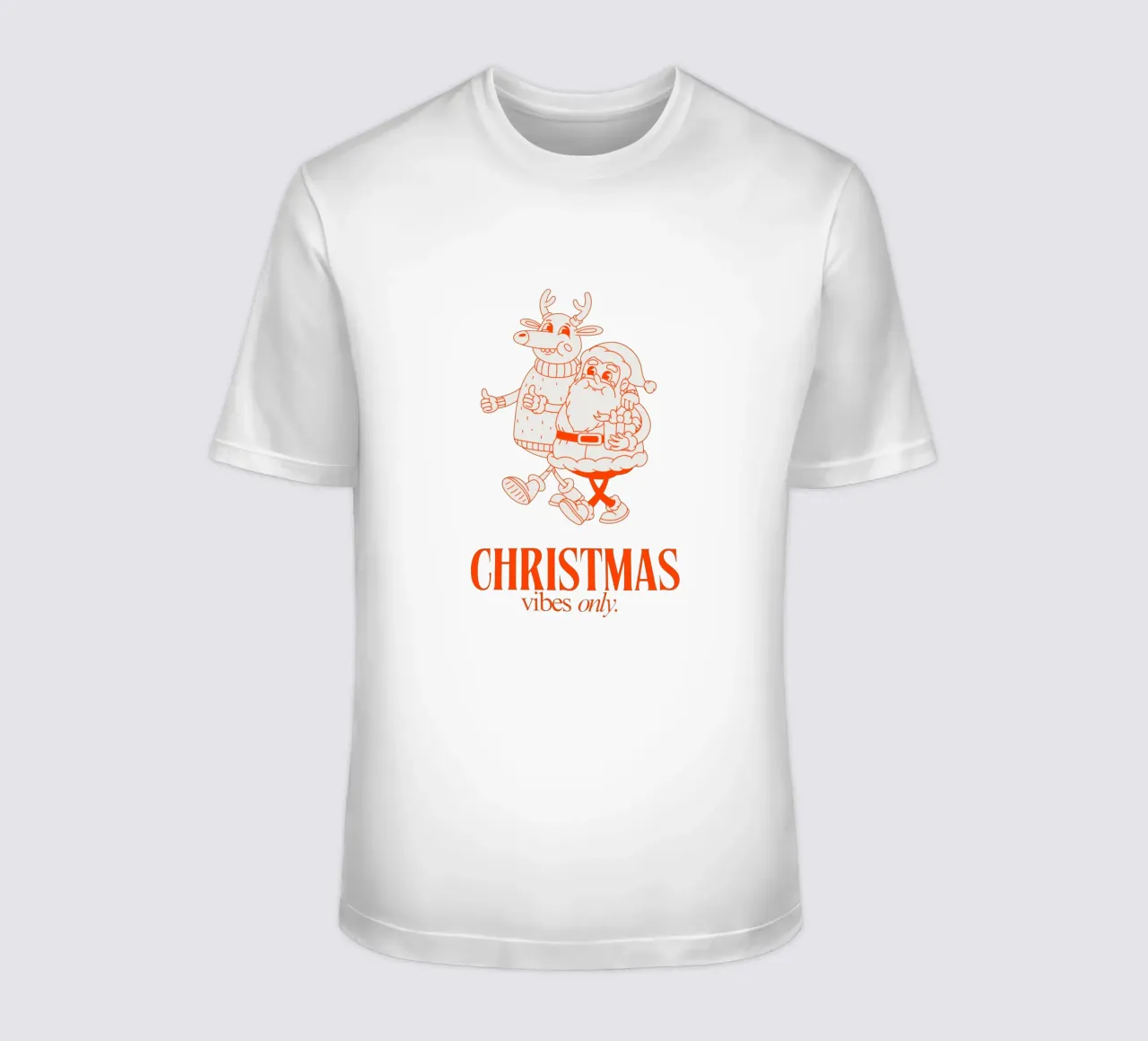CHRISTMAS VIBES ONLY t-shirt da Christmas Gift Shop