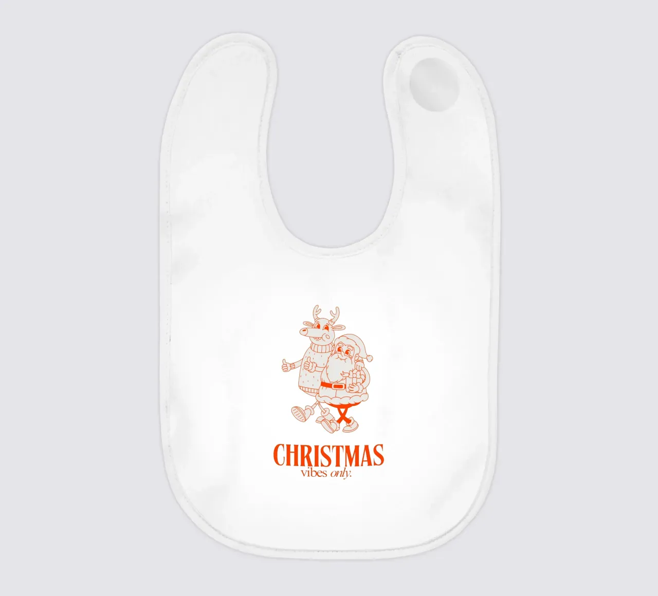 CHRISTMAS VIBES ONLY bavaglino da Christmas Gift Shop