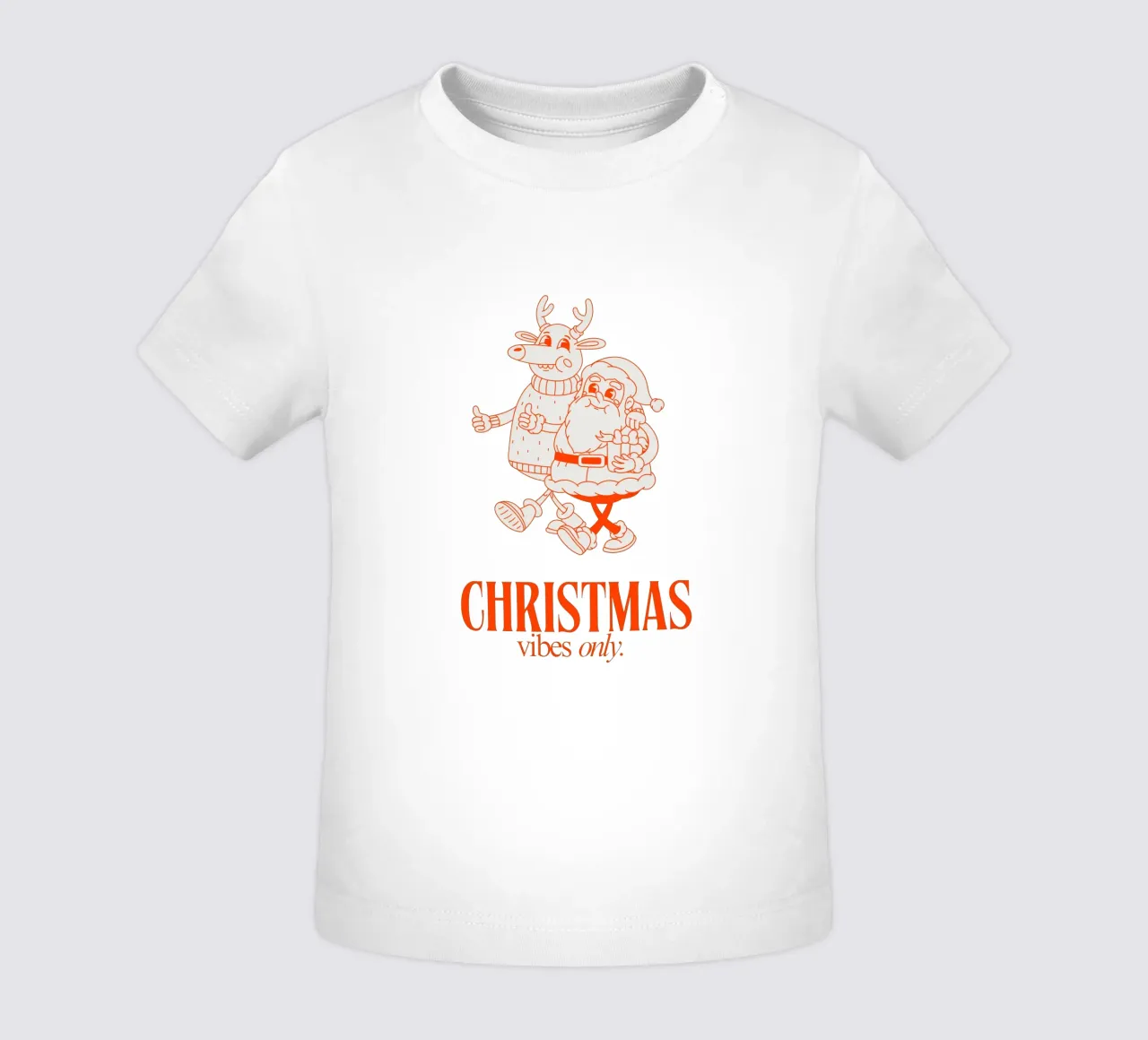 CHRISTMAS VIBES ONLY maglietta neonato da Christmas Gift Shop