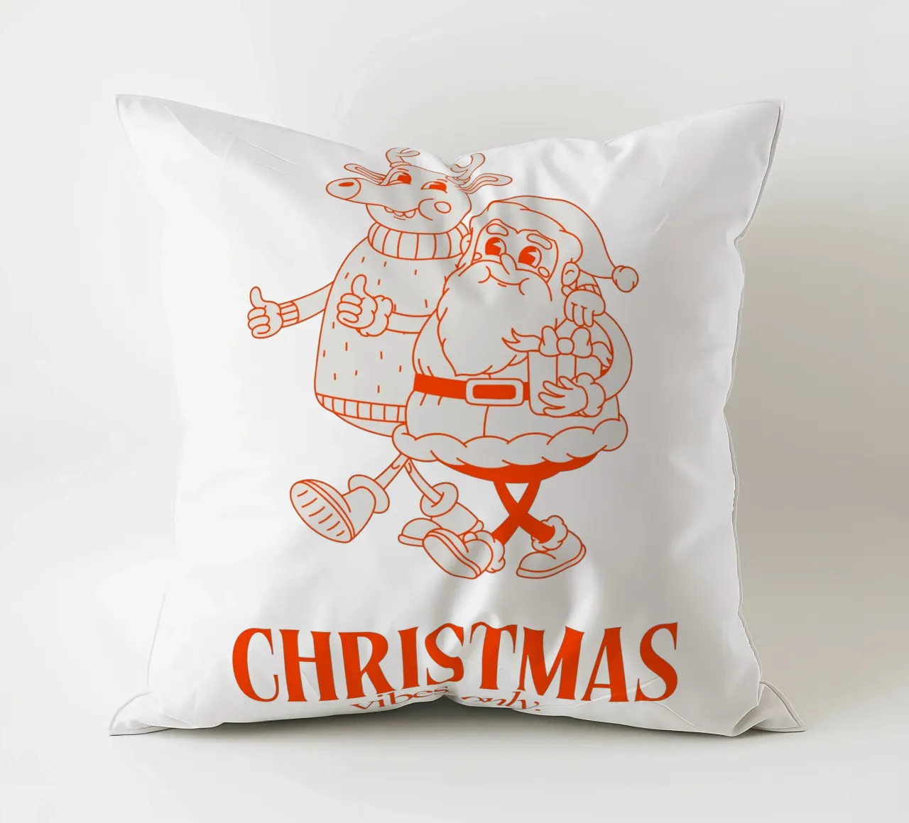 CHRISTMAS VIBES ONLY cuscino da Christmas Gift Shop