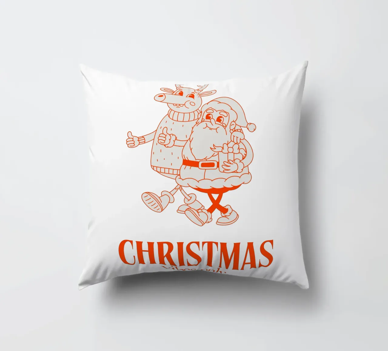CHRISTMAS VIBES ONLY cuscino da Christmas Gift Shop