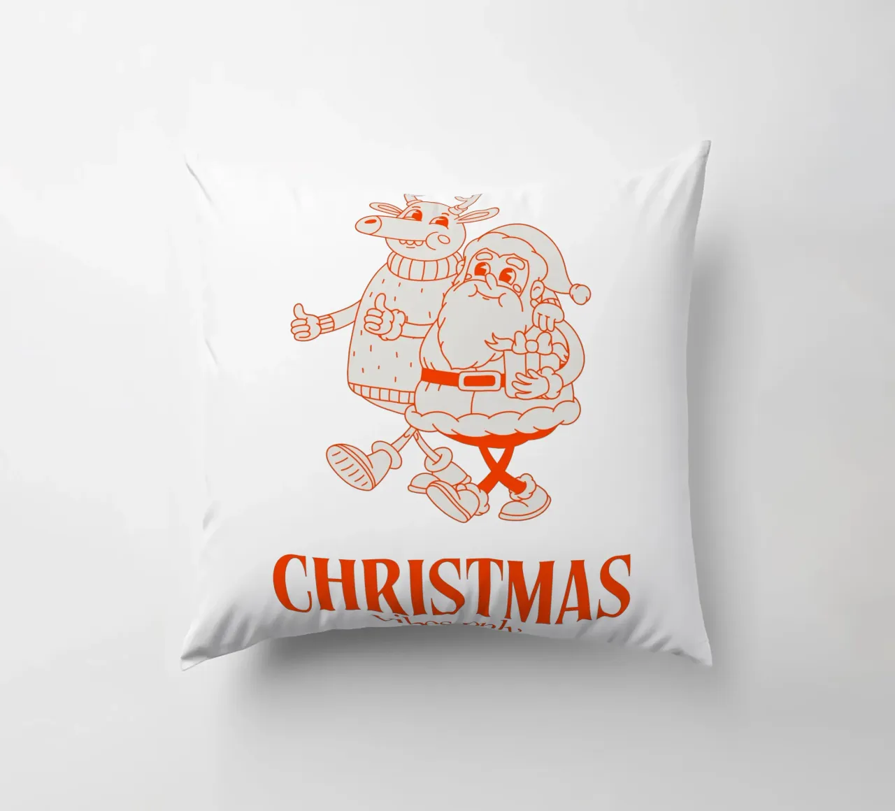 CHRISTMAS VIBES ONLY cuscino da Christmas Gift Shop