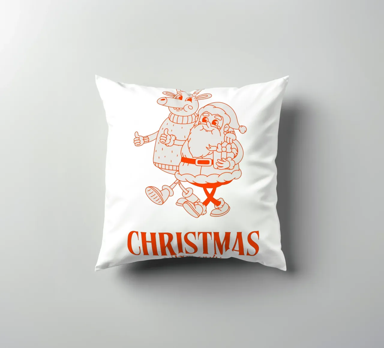 CHRISTMAS VIBES ONLY cuscino da Christmas Gift Shop