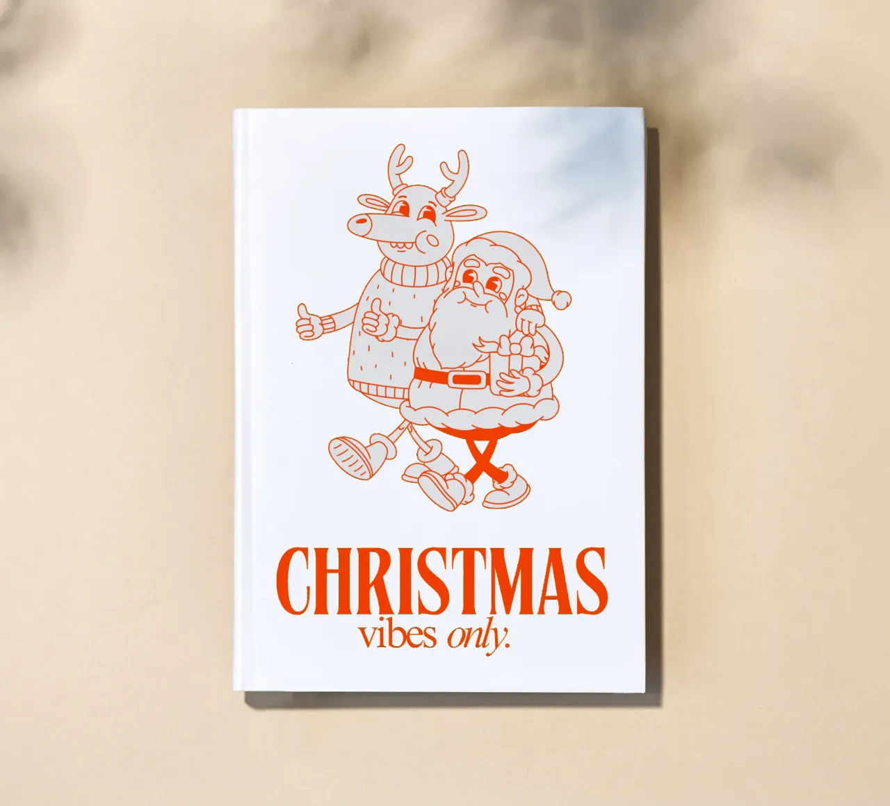 CHRISTMAS VIBES ONLY notebook by Christmas Gift Shop