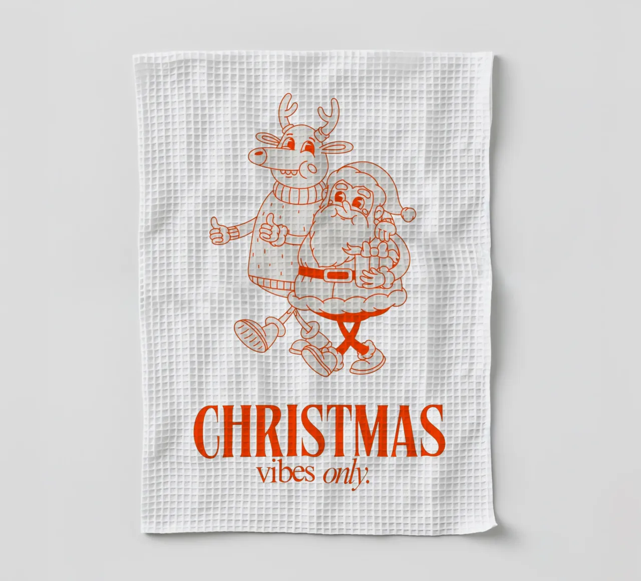 CHRISTMAS VIBES ONLY canovaccio da cucina da Christmas Gift Shop