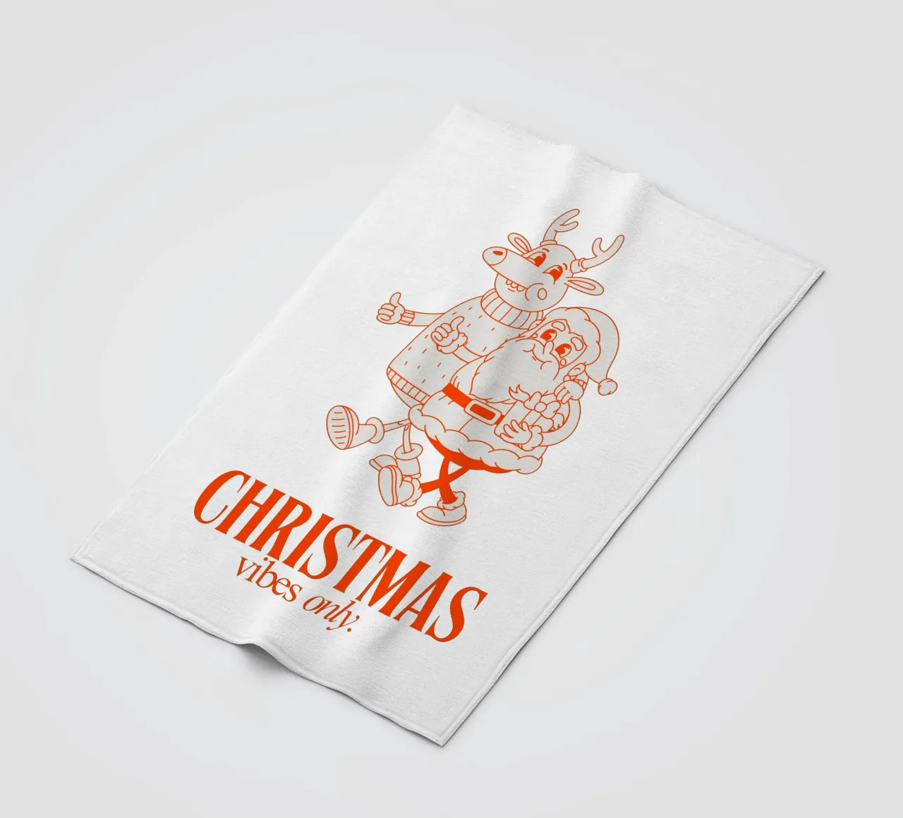CHRISTMAS VIBES ONLY coperta in pile da Christmas Gift Shop