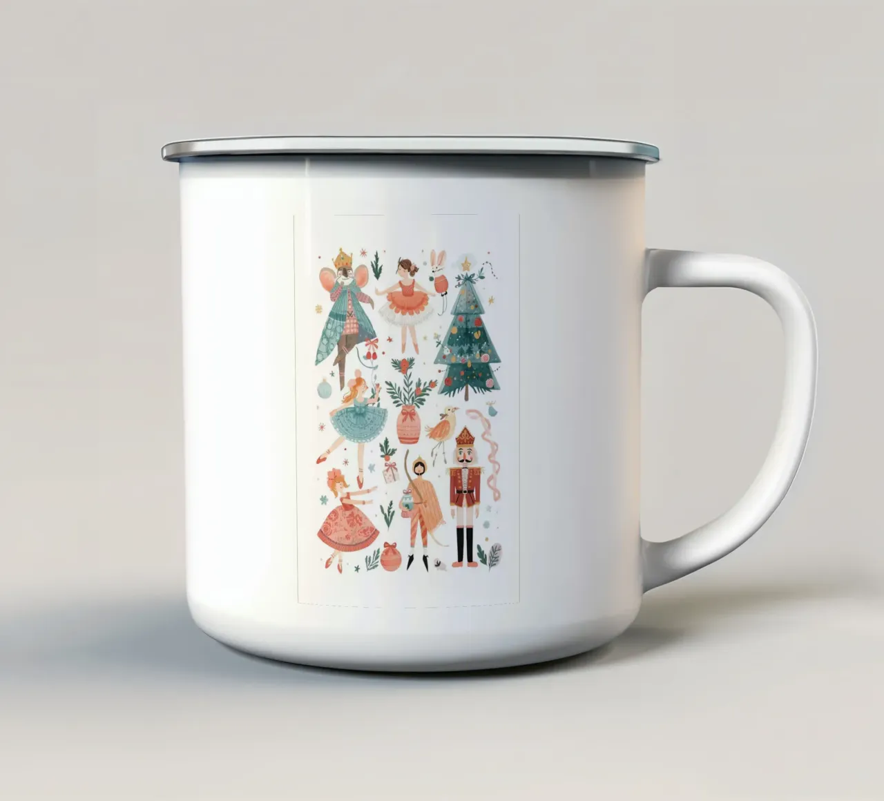 Motif Casse Noisette tazza in smalto da Idées & Création