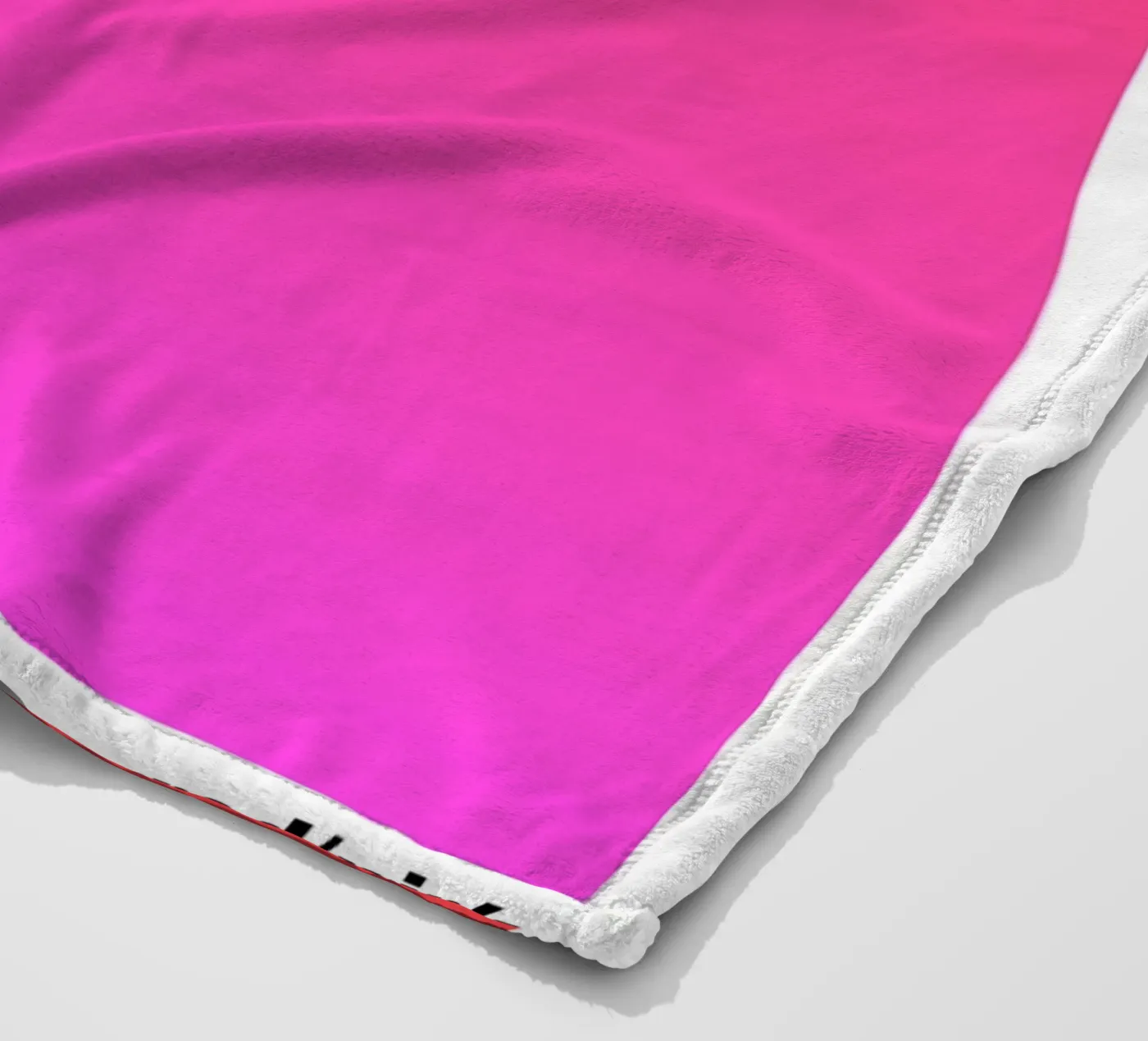 red/pink fleecedeken van lookingforsunrays