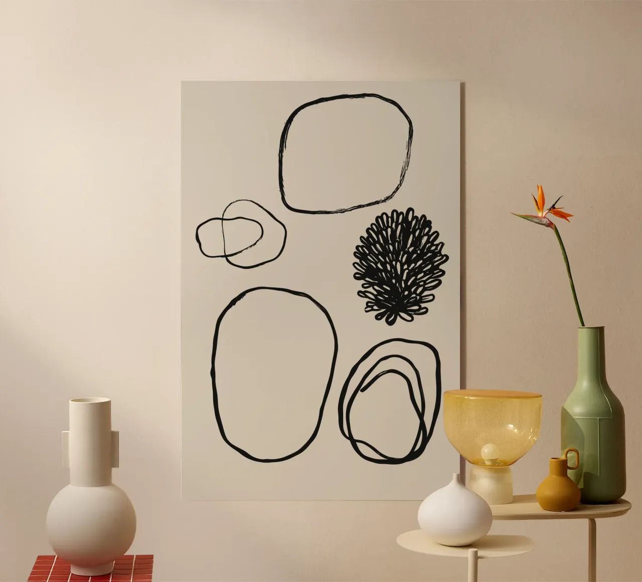 Echo Lines No 59 acrylic glass by treechild