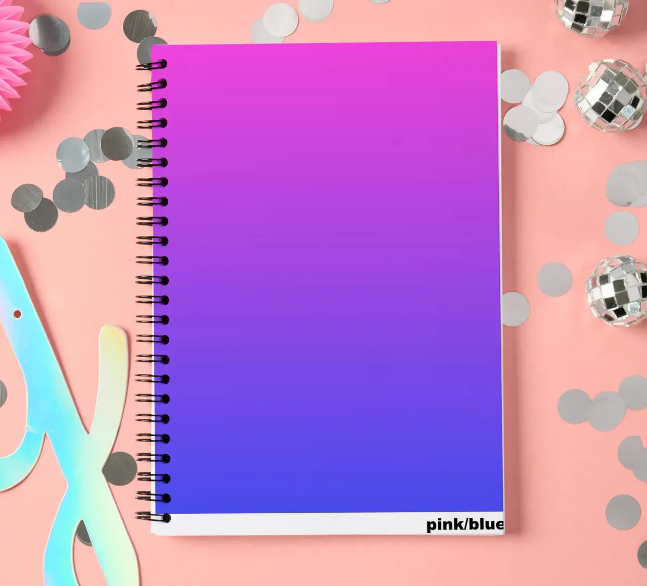 pink/blue diario ad anelli da lookingforsunrays