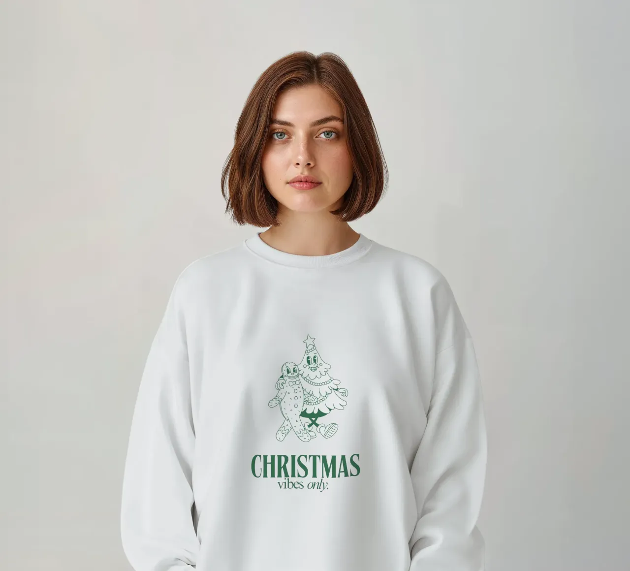 CHRISTMAS VIBES ONLY sweatshirt by Christmas Gift Shop