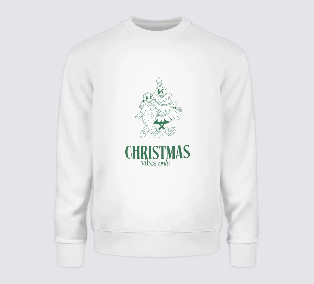 CHRISTMAS VIBES ONLY sweatshirt by Christmas Gift Shop