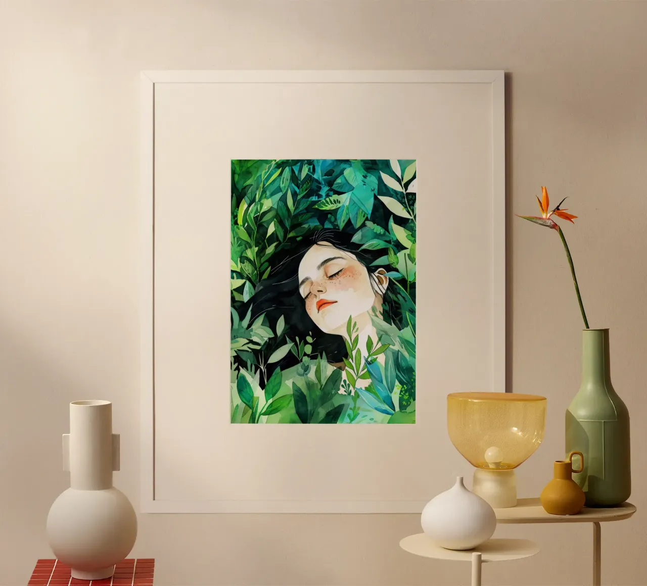 Vita da donna - Dormire nell'erba poster da Justyna Jaszke JBJart