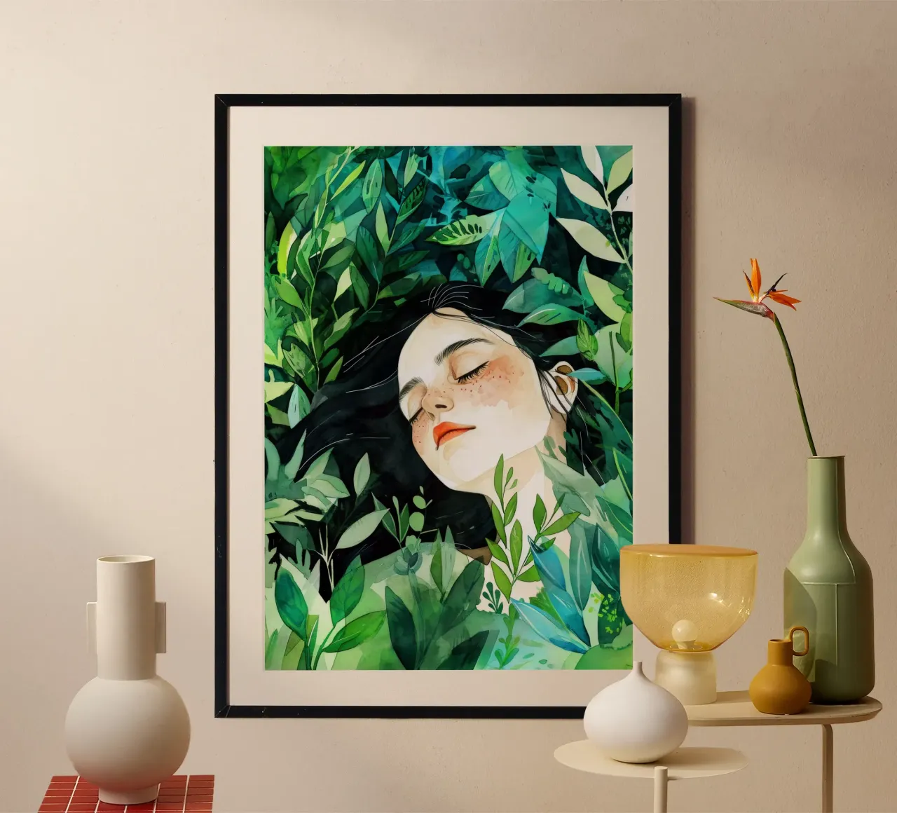 Vita da donna - Dormire nell'erba poster da Justyna Jaszke JBJart