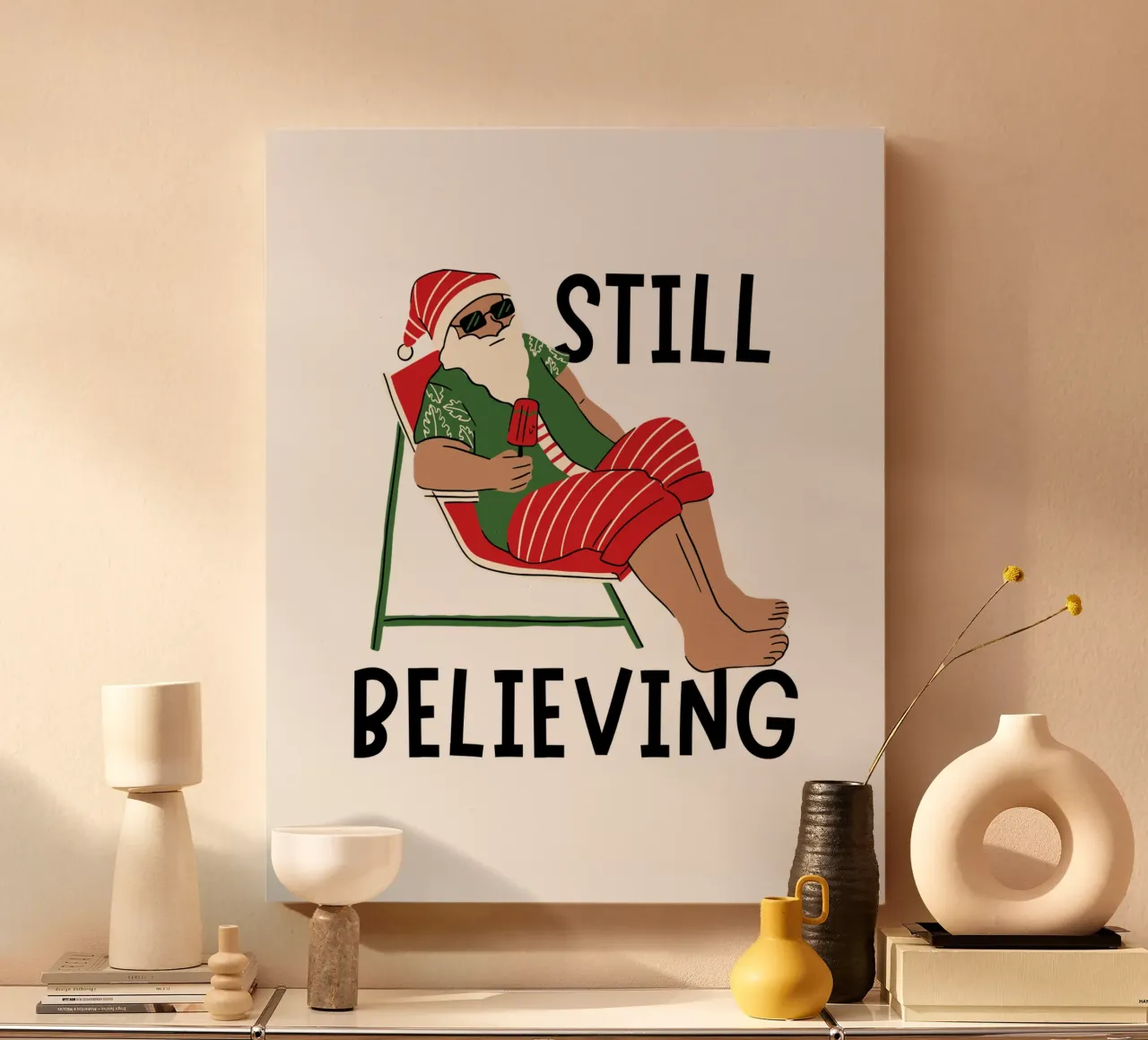 STILL BELIEVING canvas van Christmas Gift Shop