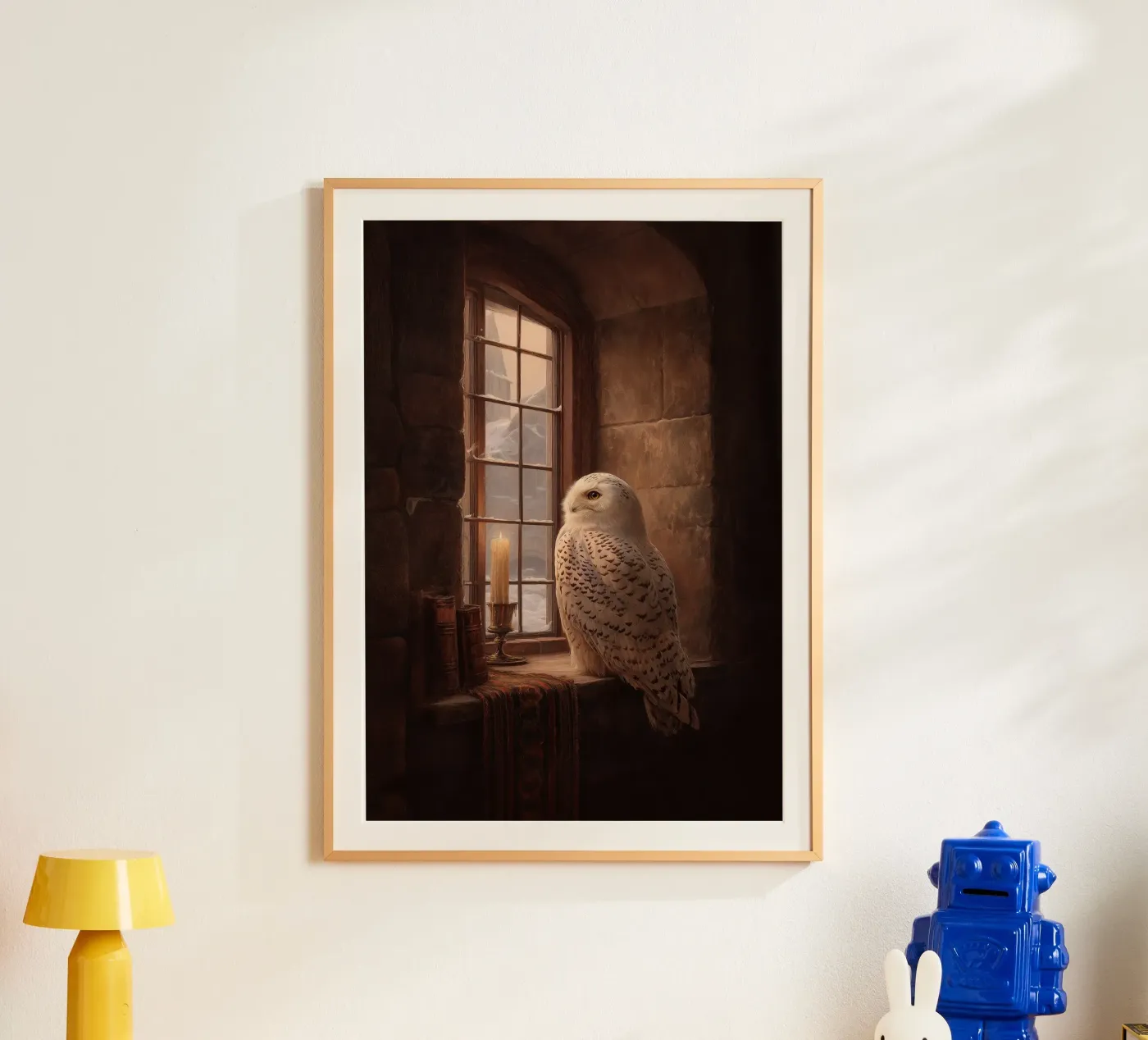 Eule am Fenster poster da Luna & Noctua