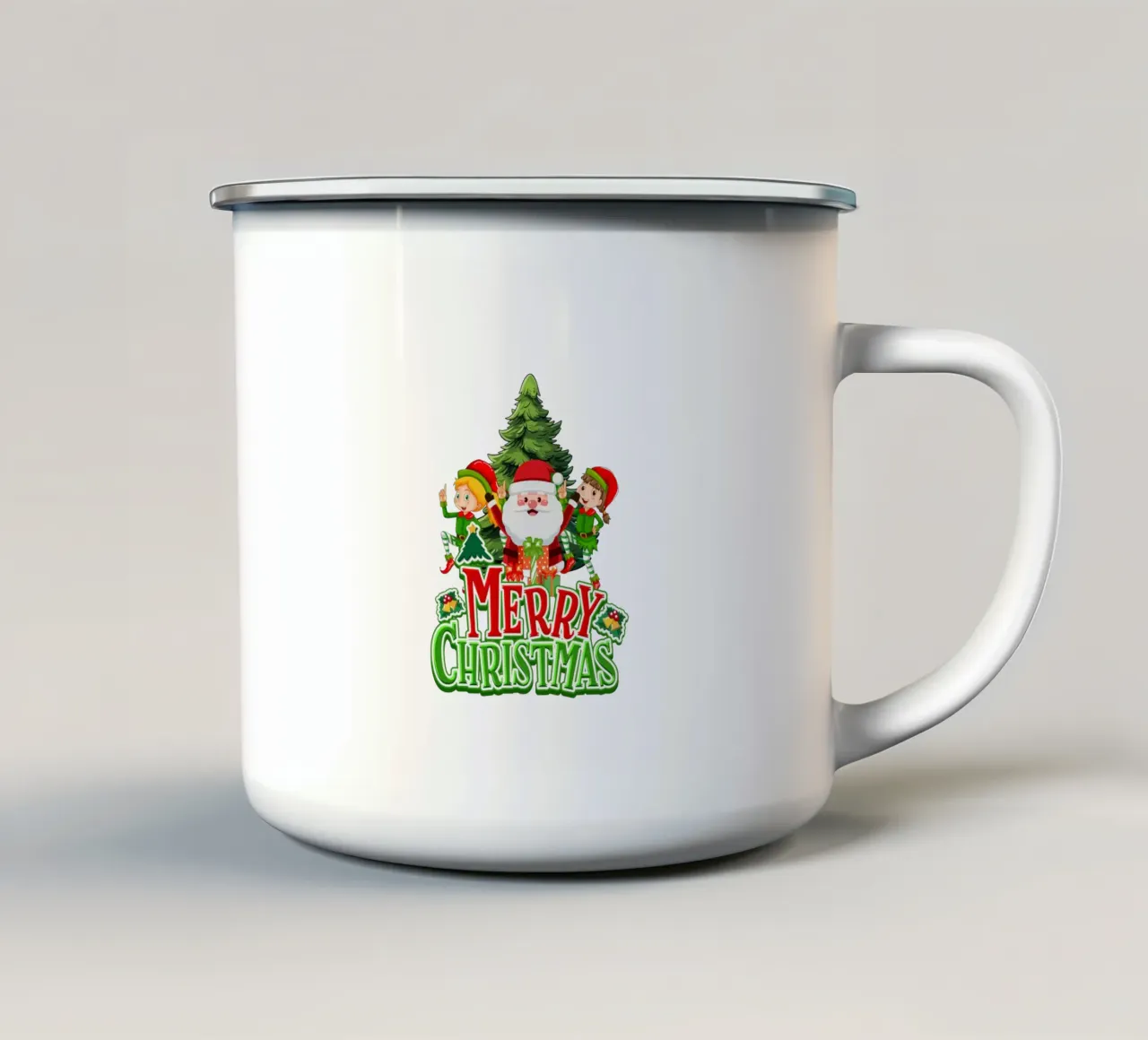 MERRY CHRISTMAS 09 tazza in smalto da Christmas Gift Shop