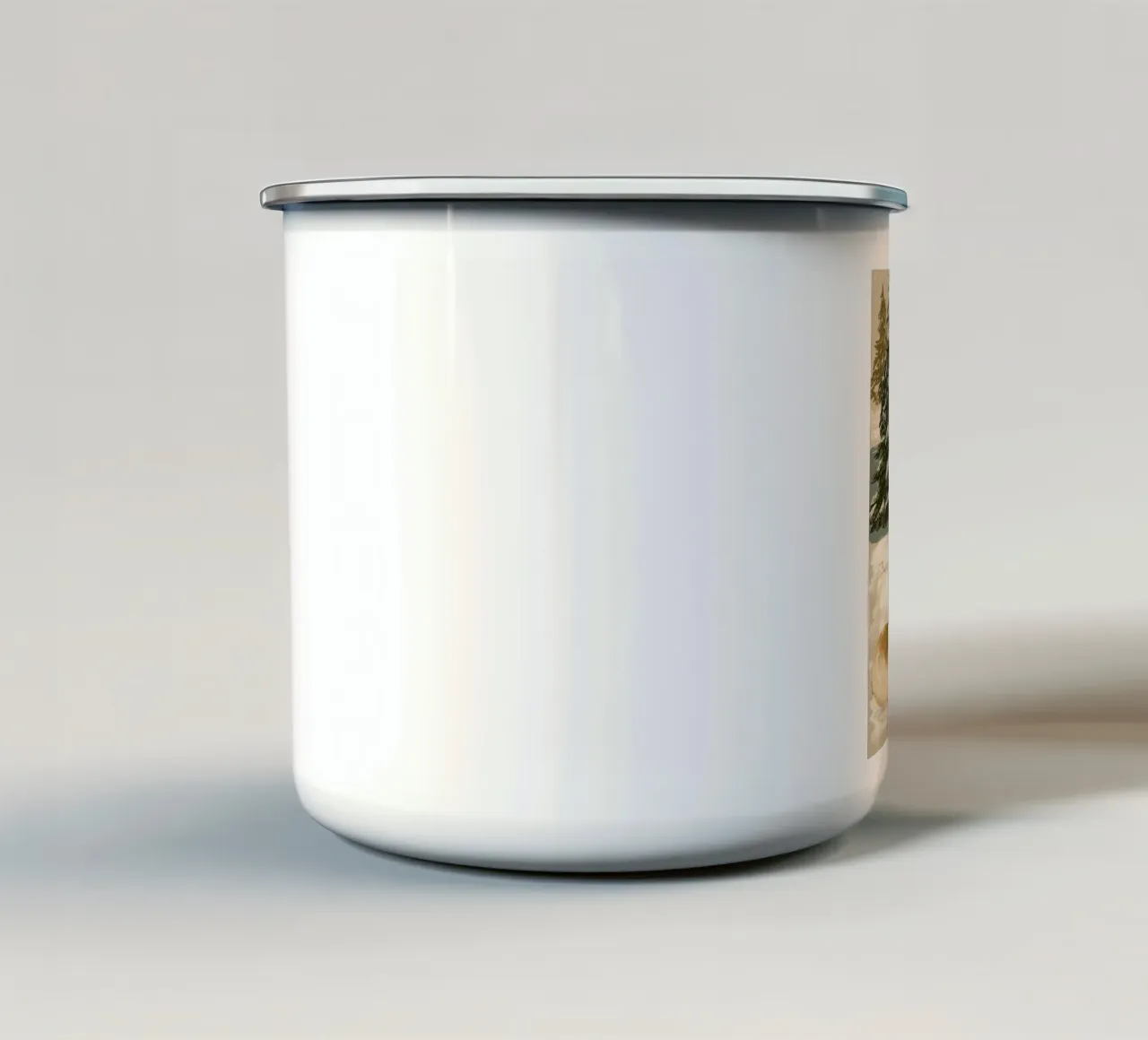 Weihnachtsfuchs tazza in smalto da Luna & Noctua