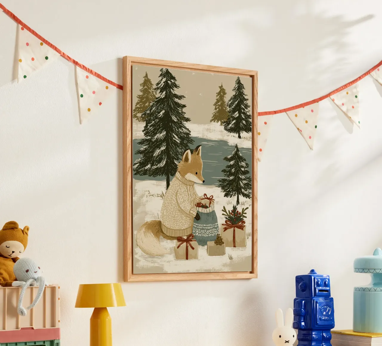 Weihnachtsfuchs plexiglass da Luna & Noctua