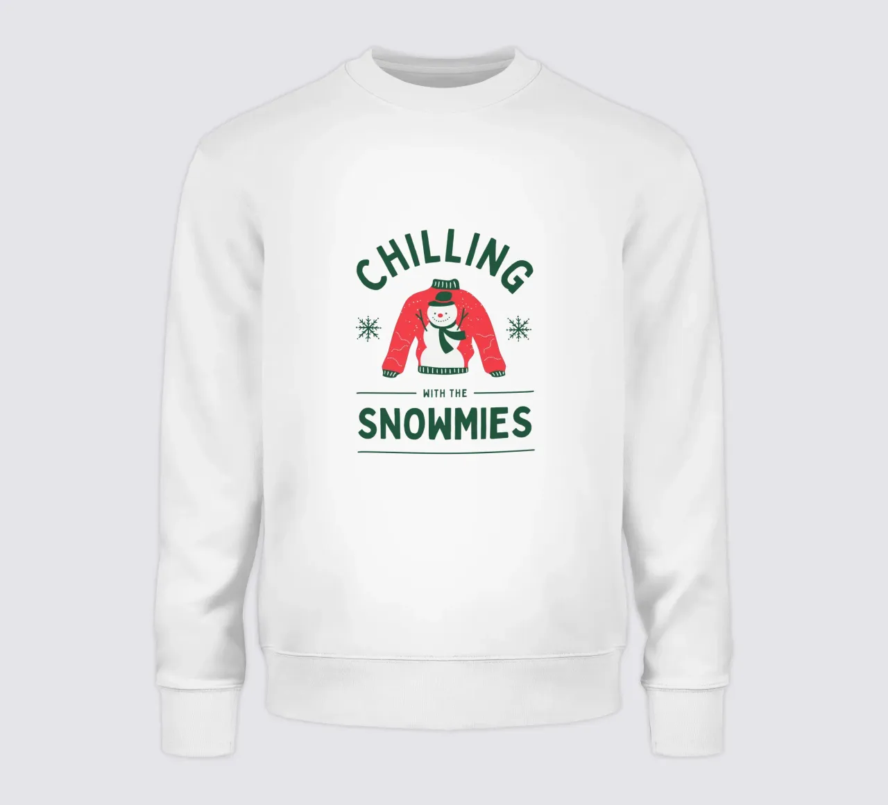 CHILLING WITH THE SNOWMIES Sweatshirt von Christmas Gift Shop