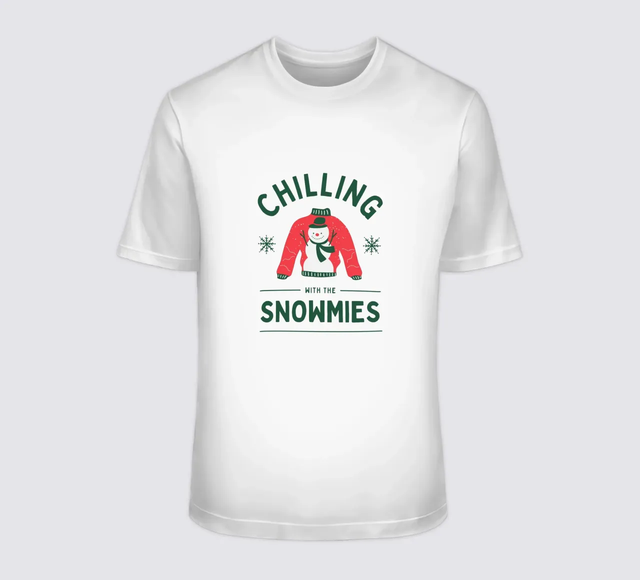 CHILLING WITH THE SNOWMIES t-shirt da Christmas Gift Shop