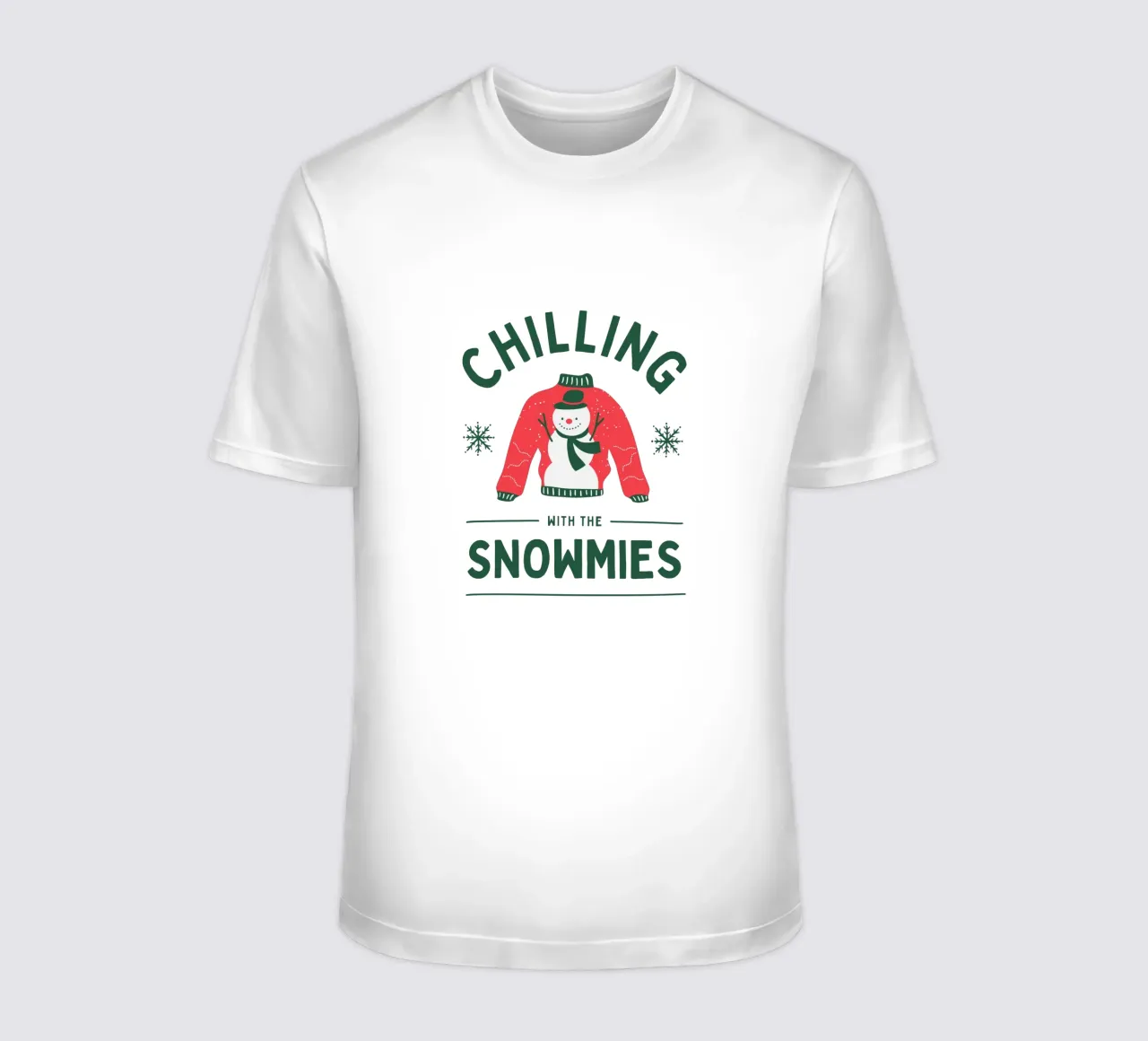 CHILLING WITH THE SNOWMIES t-shirt da Christmas Gift Shop