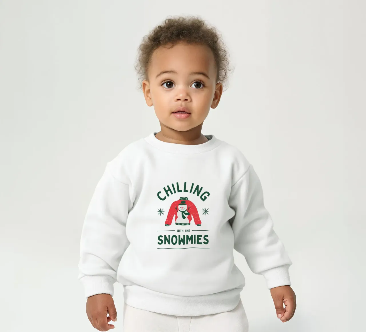 CHILLING WITH THE SNOWMIES felpa neonato da Christmas Gift Shop