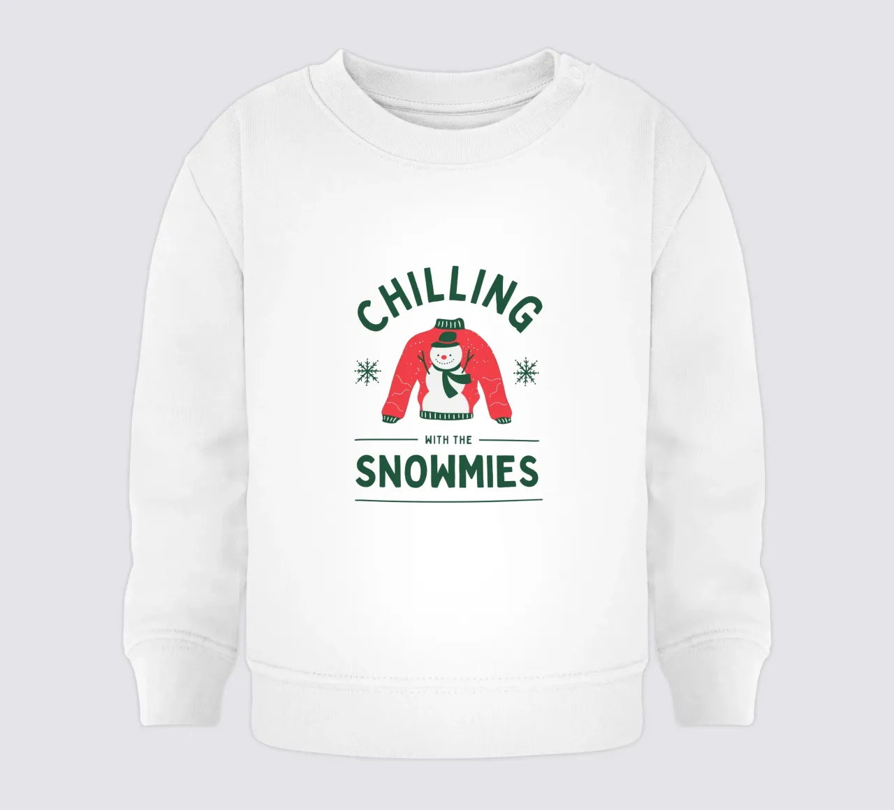 CHILLING WITH THE SNOWMIES felpa neonato da Christmas Gift Shop