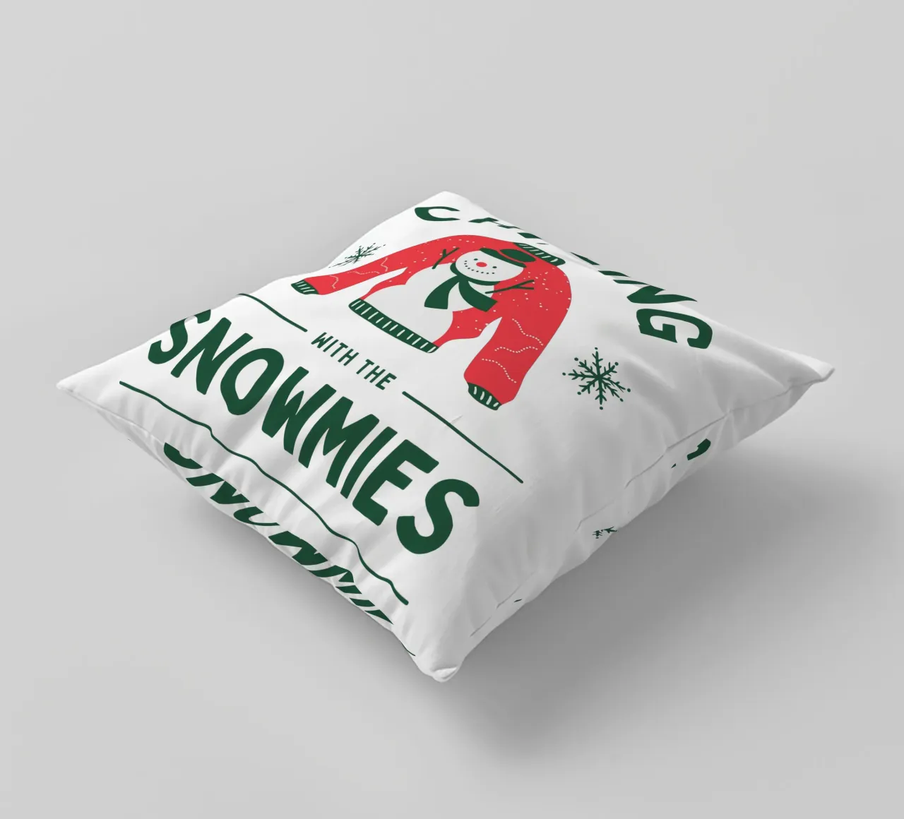 CHILLING WITH THE SNOWMIES cuscino da Christmas Gift Shop