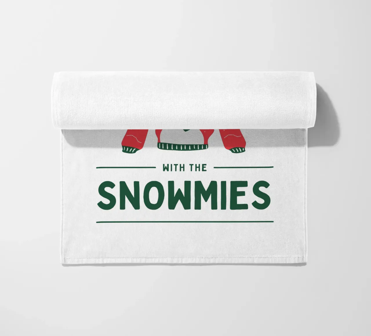 CHILLING WITH THE SNOWMIES telo mare da Christmas Gift Shop