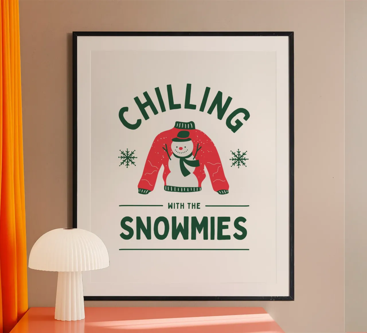 CHILLING WITH THE SNOWMIES carta hahnemühle da Christmas Gift Shop