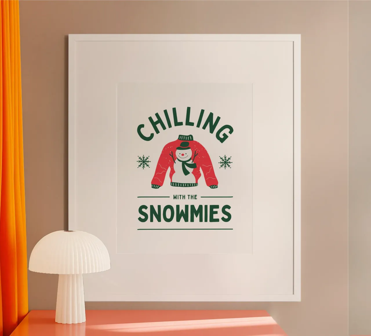 CHILLING WITH THE SNOWMIES carta hahnemühle da Christmas Gift Shop