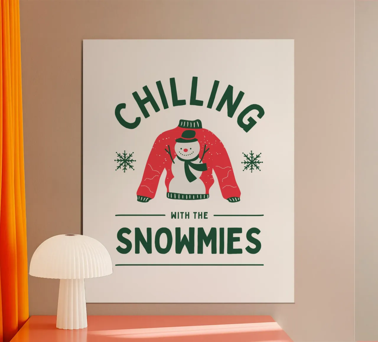 CHILLING WITH THE SNOWMIES carta hahnemühle da Christmas Gift Shop