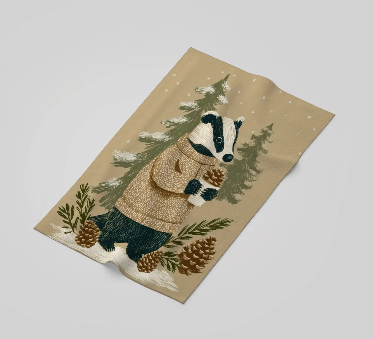 Winterdachs telo mare da Luna & Noctua