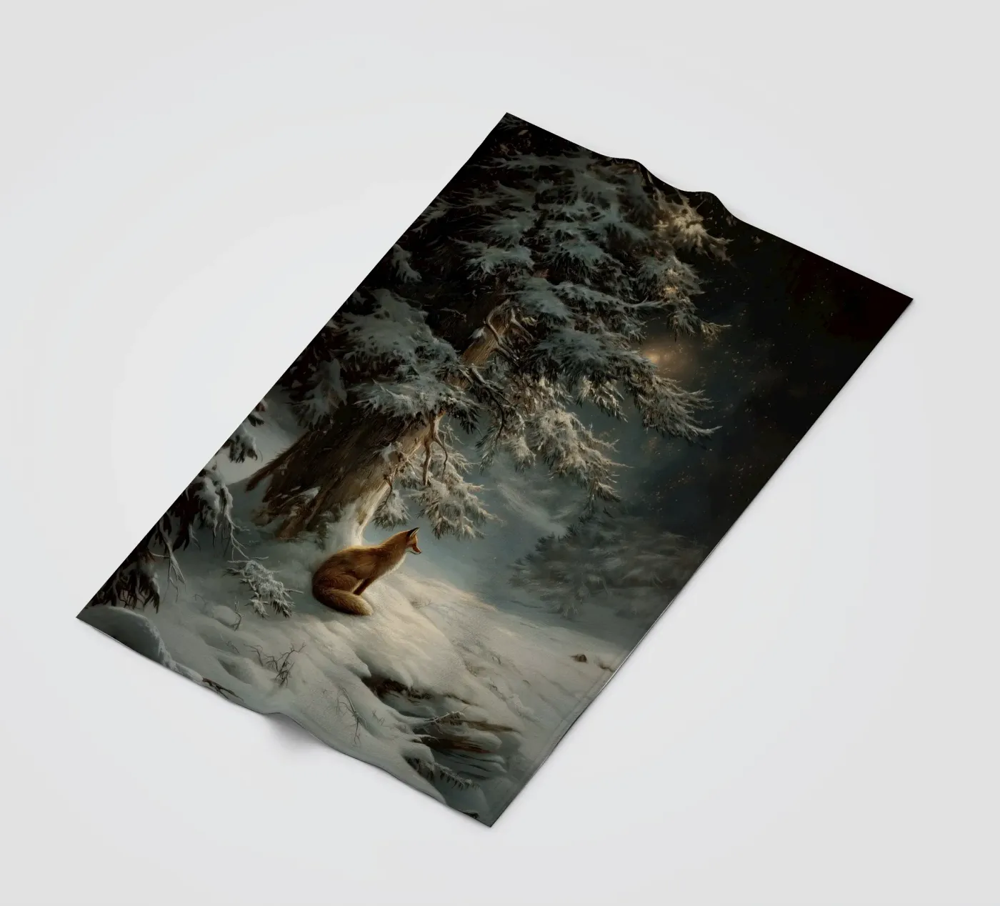 Winterfuchs fleecedeken van Luna & Noctua