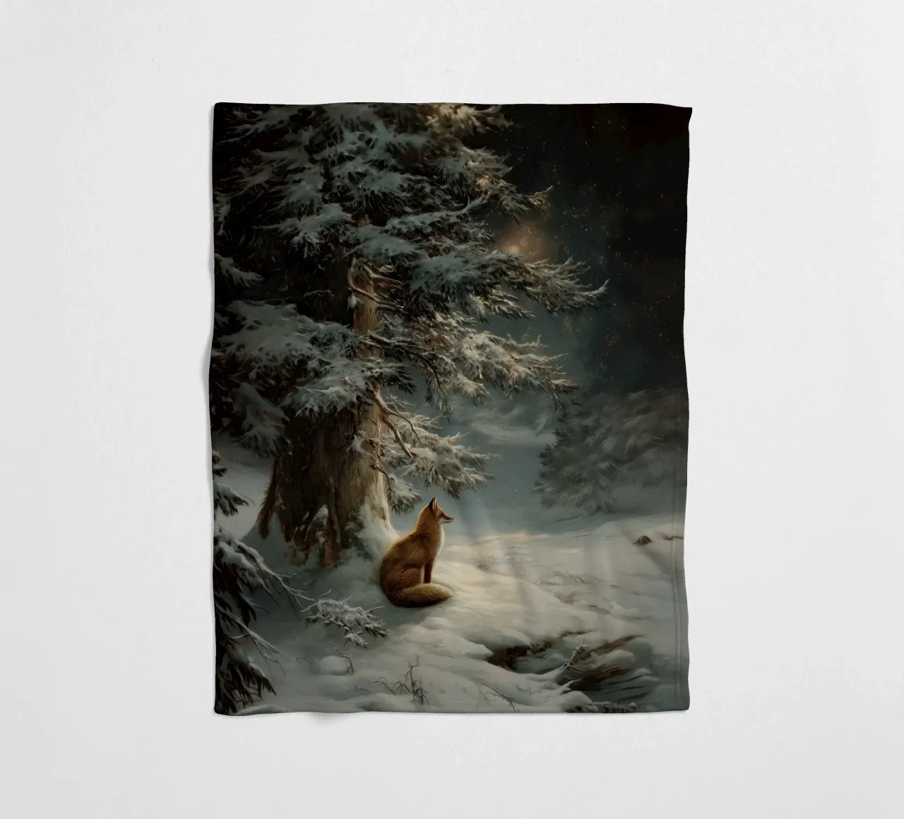 Winterfuchs fleecedeken van Luna & Noctua