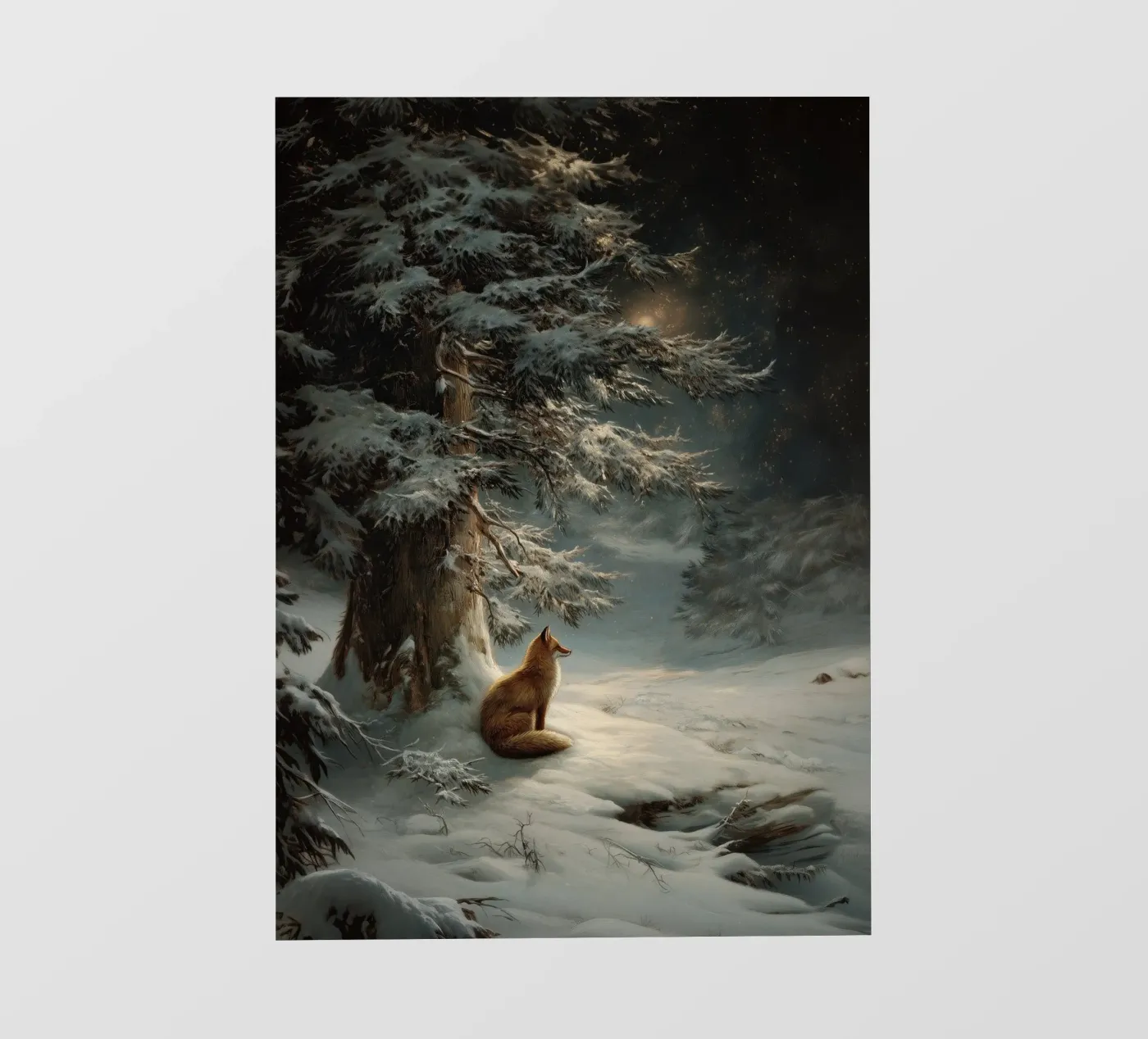 Winterfuchs carta da parati fotografica da Luna & Noctua