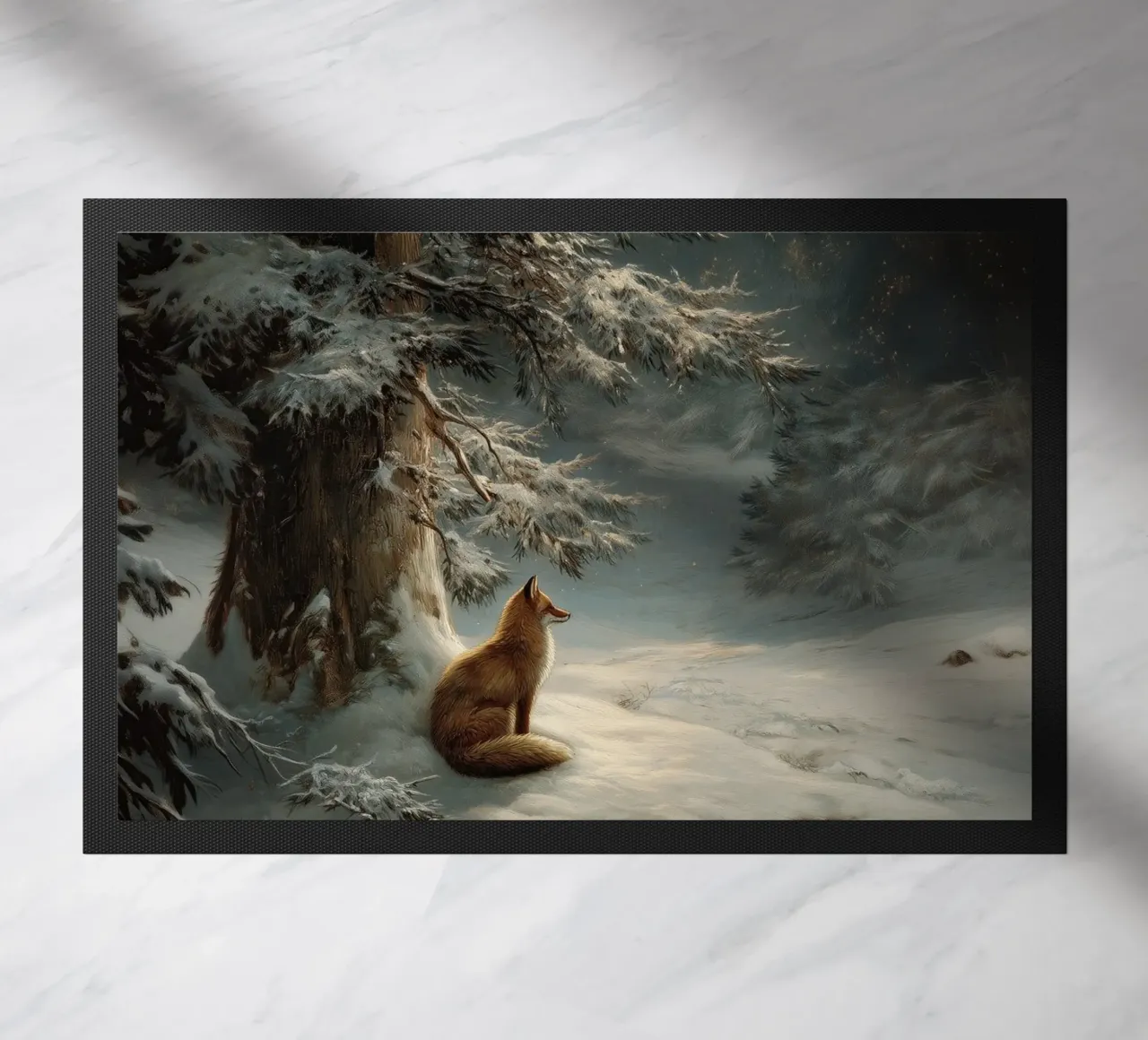 Winterfuchs paillasson de Luna & Noctua